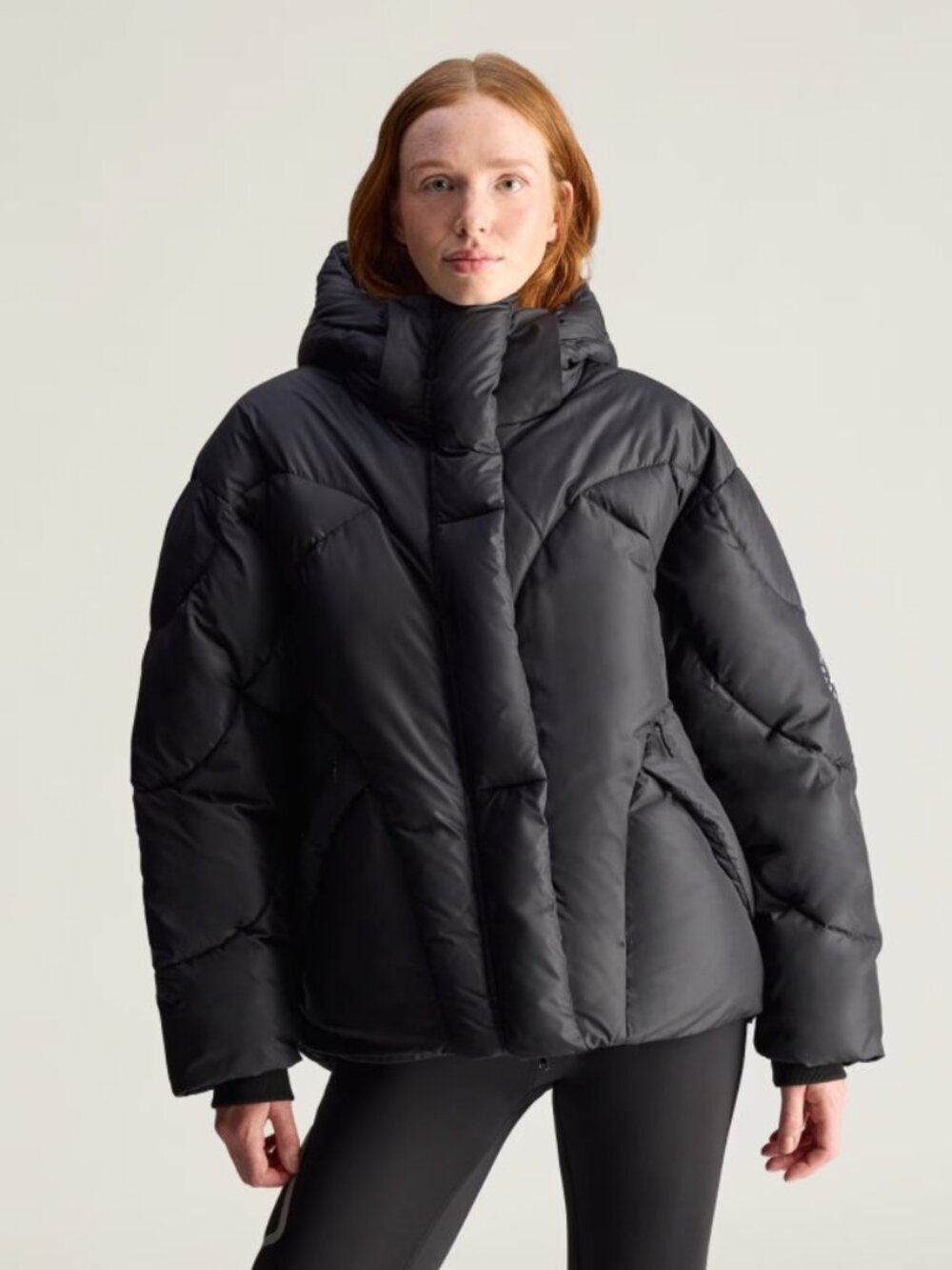 Adidas By Stella McCartney Women's Padded Hooded Jacket JW2036 Medium
